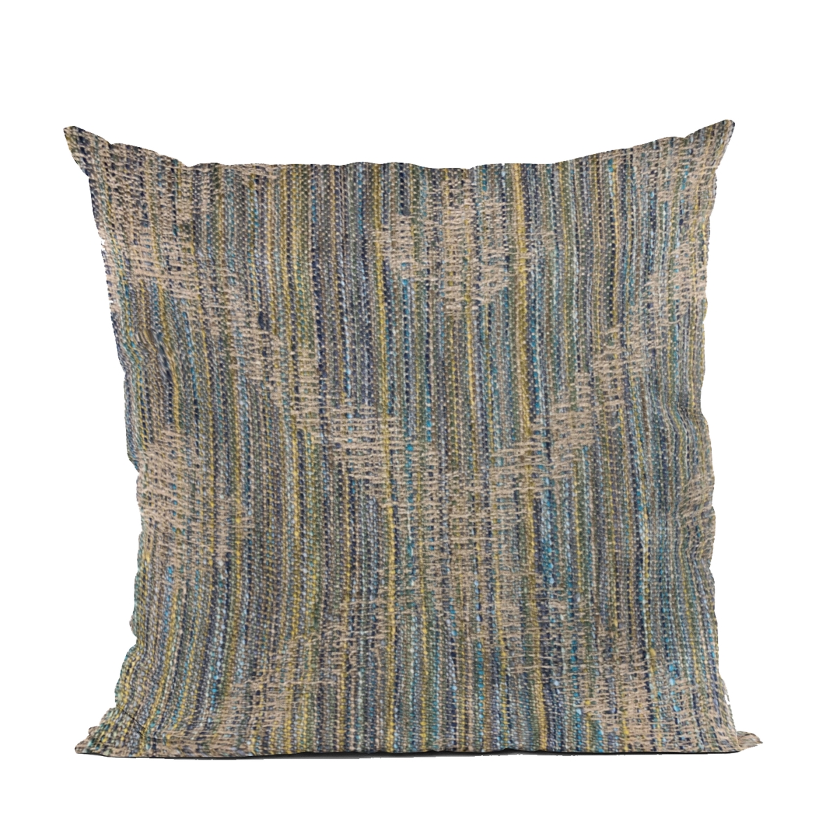 Blue Diamond Jacquard Luxury Throw Pillow - 20 x 20 in.