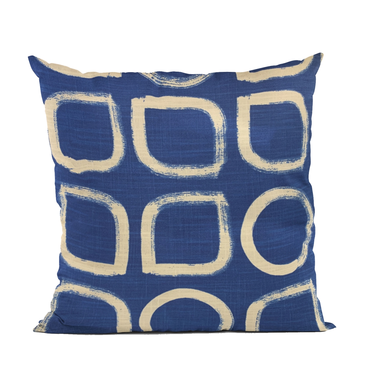PBRA2511-2222-DP Blue Block Dot Luxury Throw Pillow - 22 x 22 in.