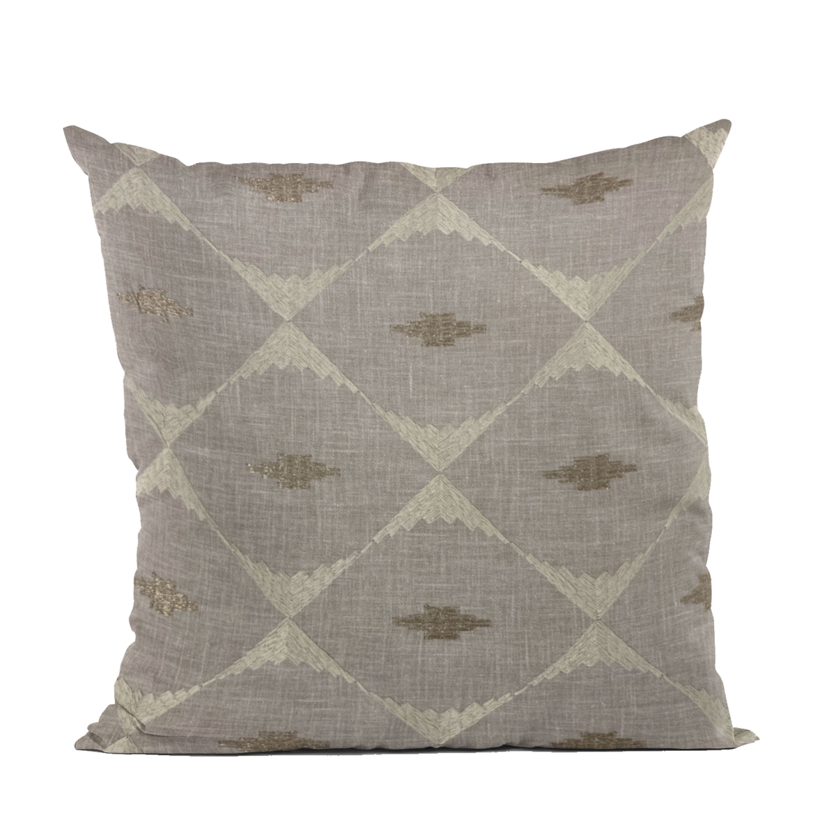 Gray Cubes Diamond Luxury Throw Pillow - 20 x 20 in.