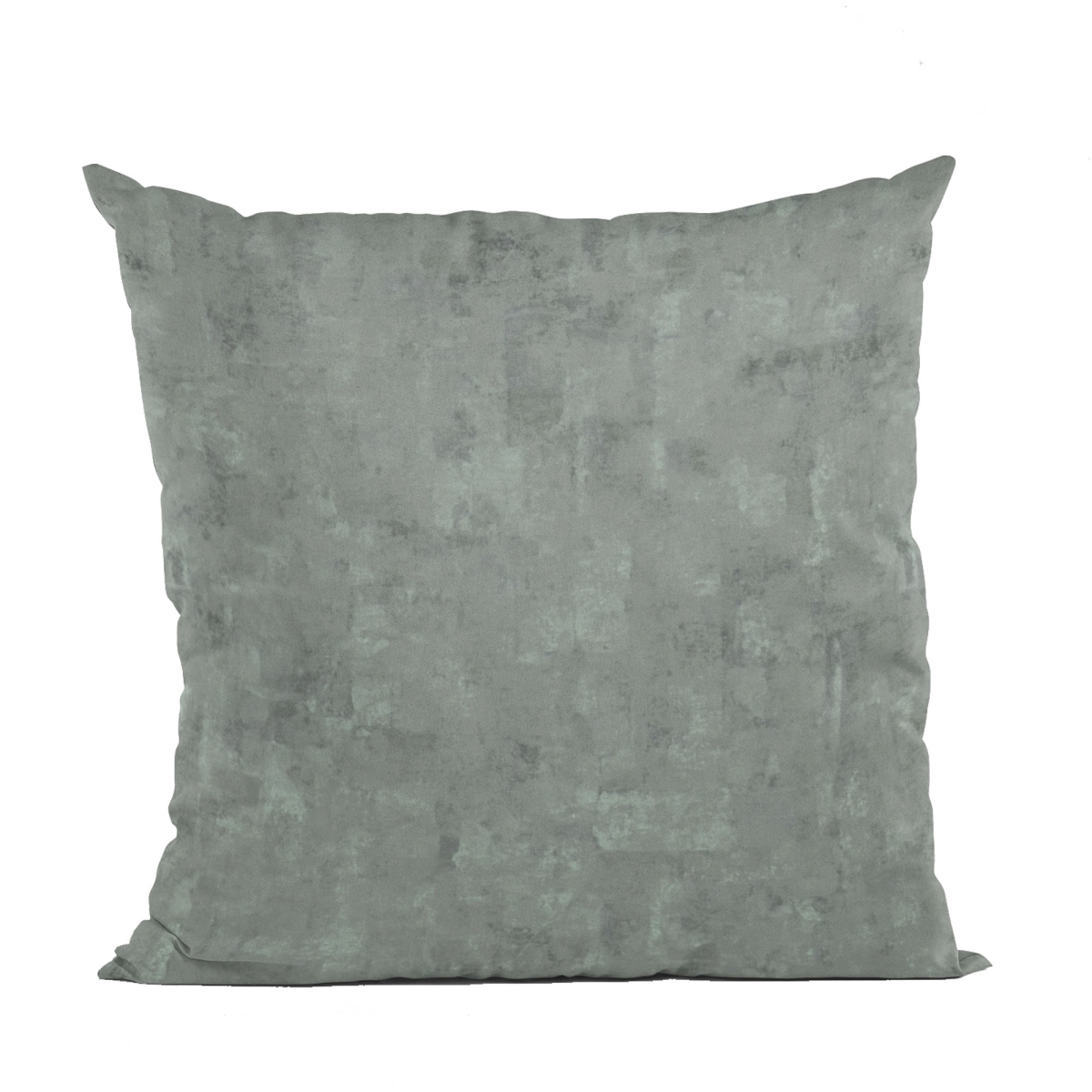 Gunmetal Hidden Island Velvet with Foil Printing On Top Luxury Throw Pillow - 20 x 30 in. Queen Size