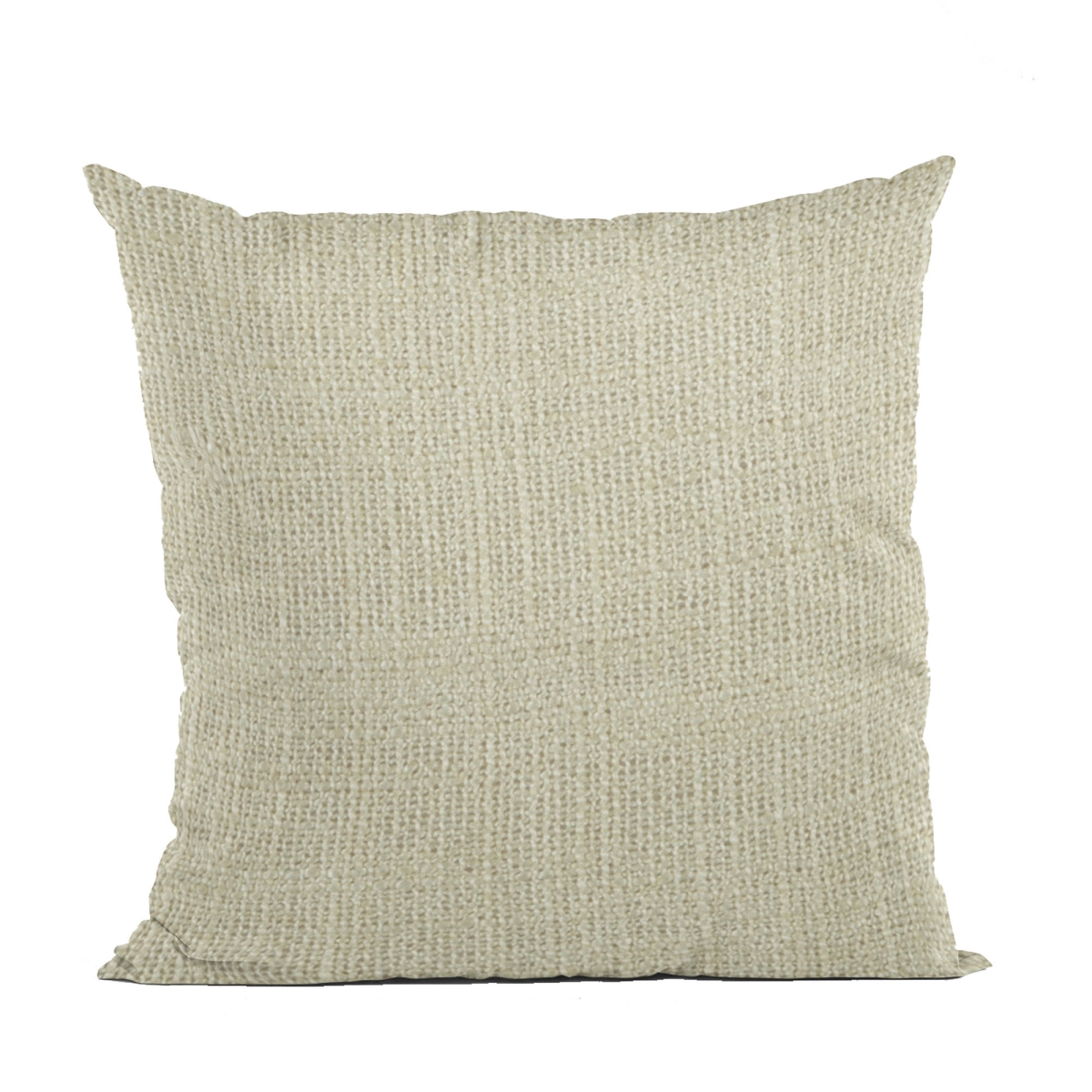 PBCF2123-2020-DP Vanilla Wall Textured Solid with Open Weave Luxury Throw Pillow - 20 x 20 in.