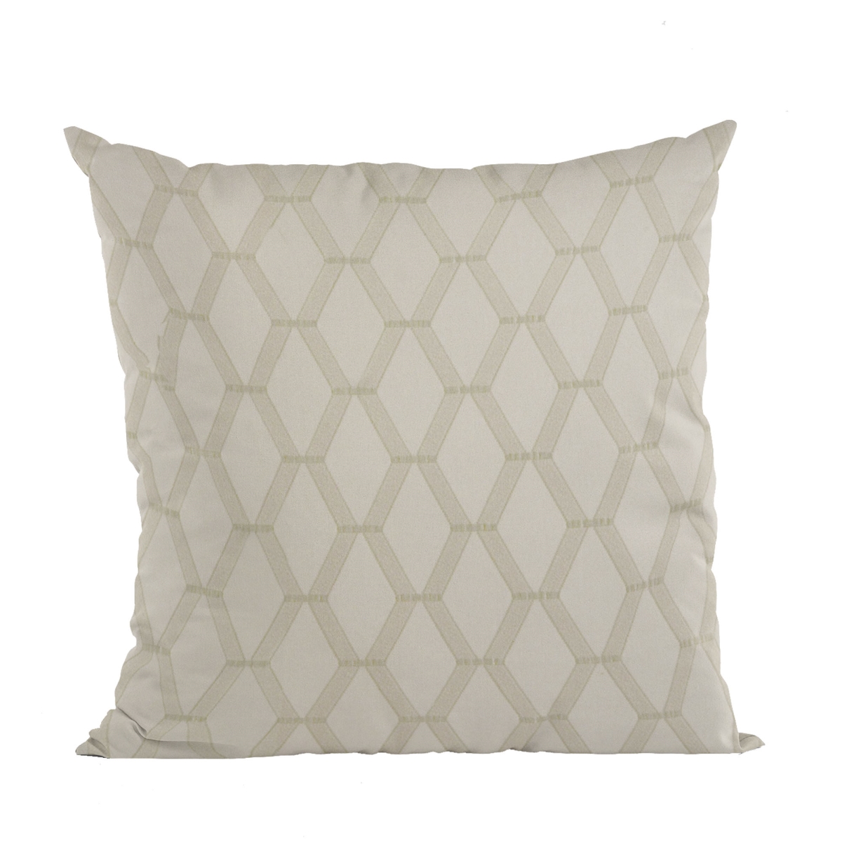 PBCF2158-1616-DP Wheat Diamond Shiny Fabric with Embroydery Luxury Throw Pillow - 16 x 16 in.