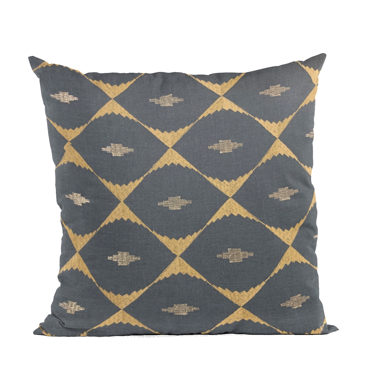 Blue Cube Diamond Luxury Throw Pillow - 26 x 26 in.