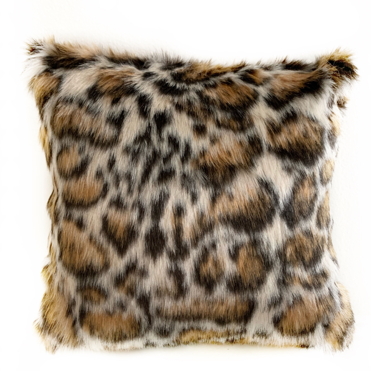 PBDT1609-P-2030-DP Brown Tiger Animal Faux Fur Luxury Throw Pillow - 20 x 30 in. Queen Size