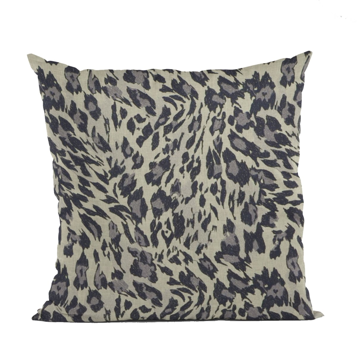 Granite Cheetah Embroydery Luxury Throw Pillow - 22 x 22 in.