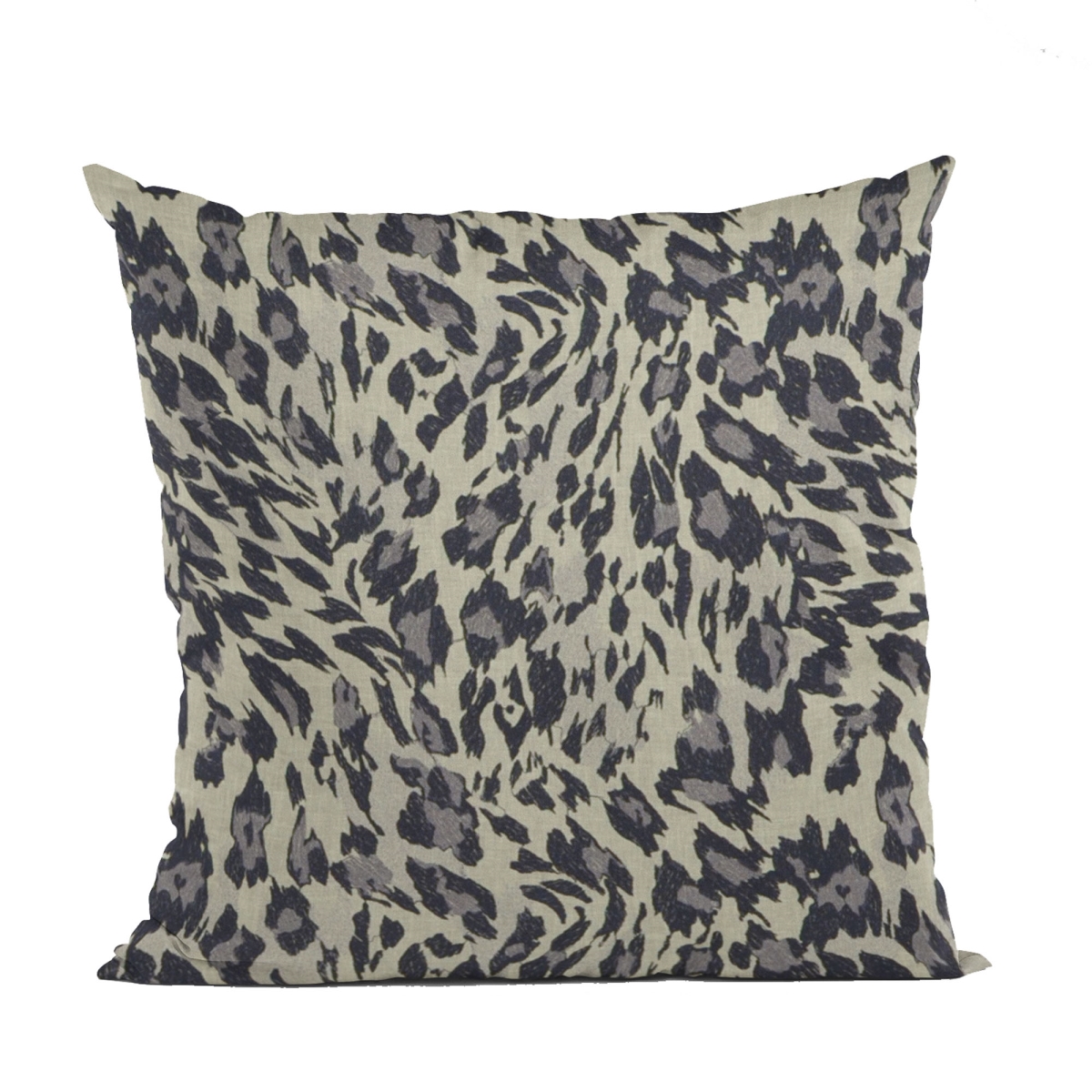 Granite Cheetah Embroydery Luxury Throw Pillow - 20 x 30 in. Queen Size