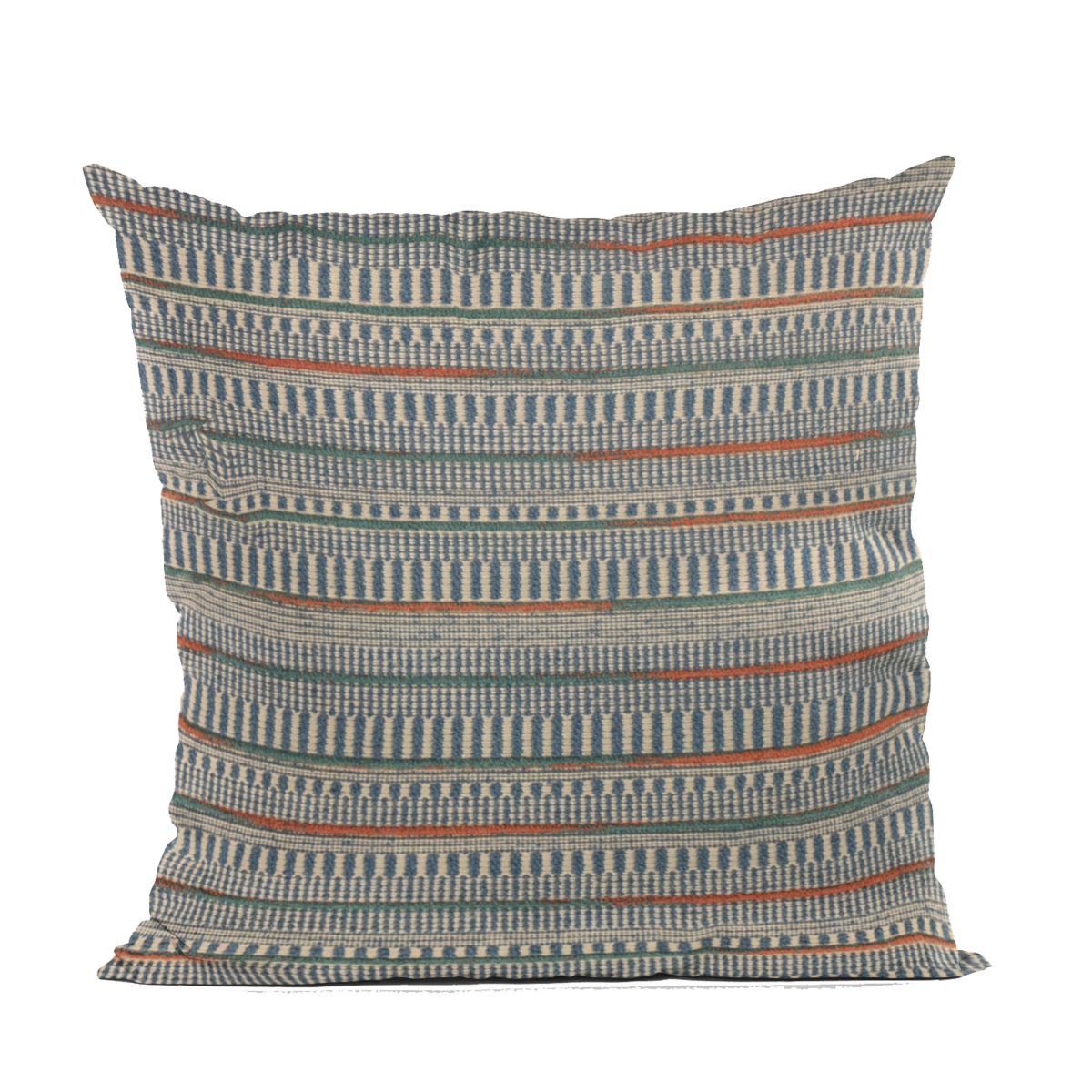 Blue Lane Stripe Luxury Throw Pillow - 18 x 18 in.
