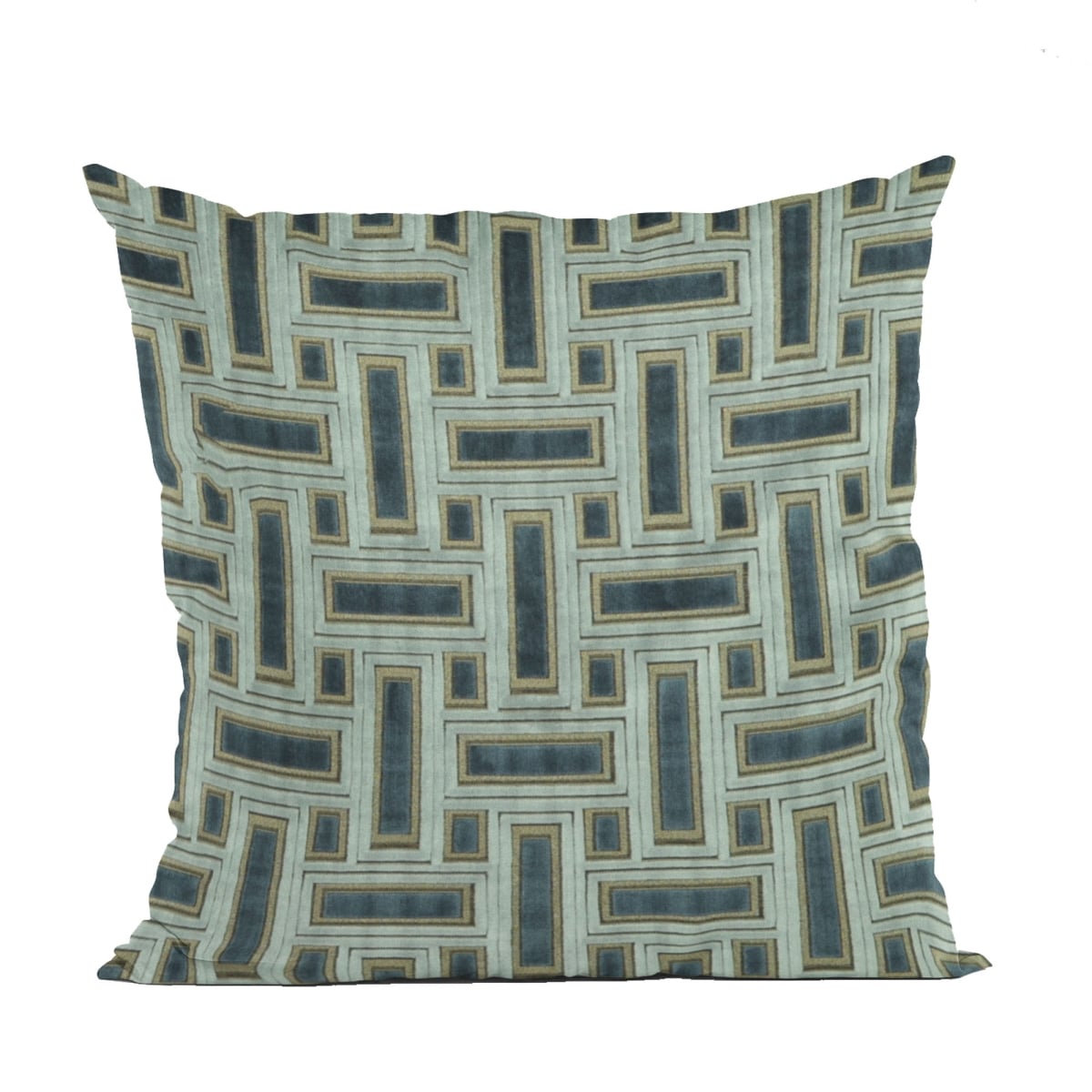 PBCF2113-1616-DP Hazy Stony Cut Velvet, Some Sparkle to it Luxury Throw Pillow - 16 x 16 in.