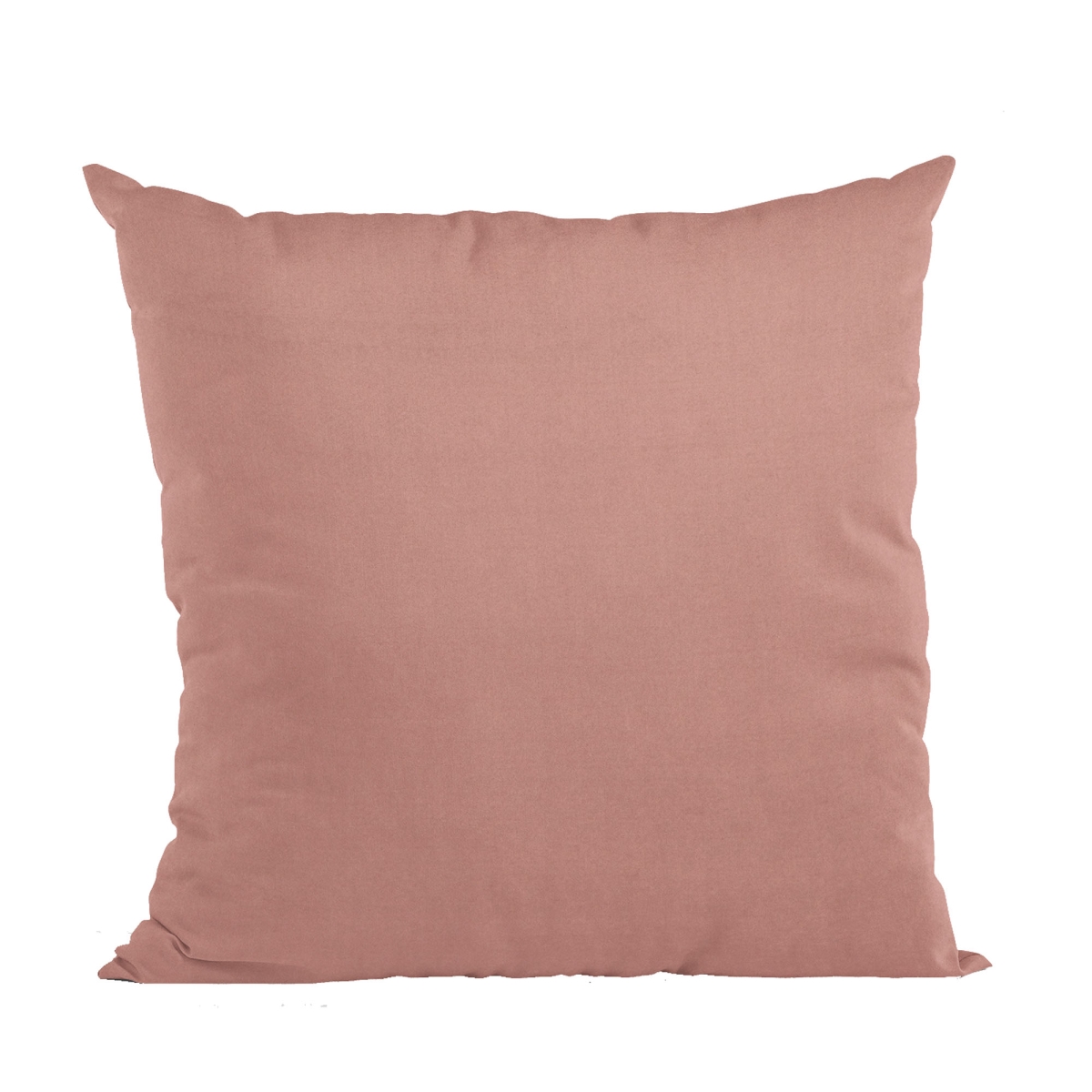 Baby Pink Solid Shiny Velvet Luxury Throw Pillow - 24 x 24 in.