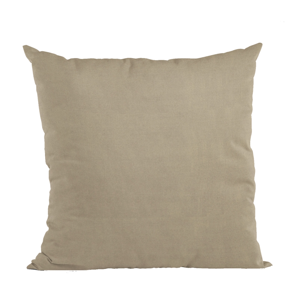 Brown Solid Shiny Velvet Luxury Throw Pillow - 20 x 20 in.