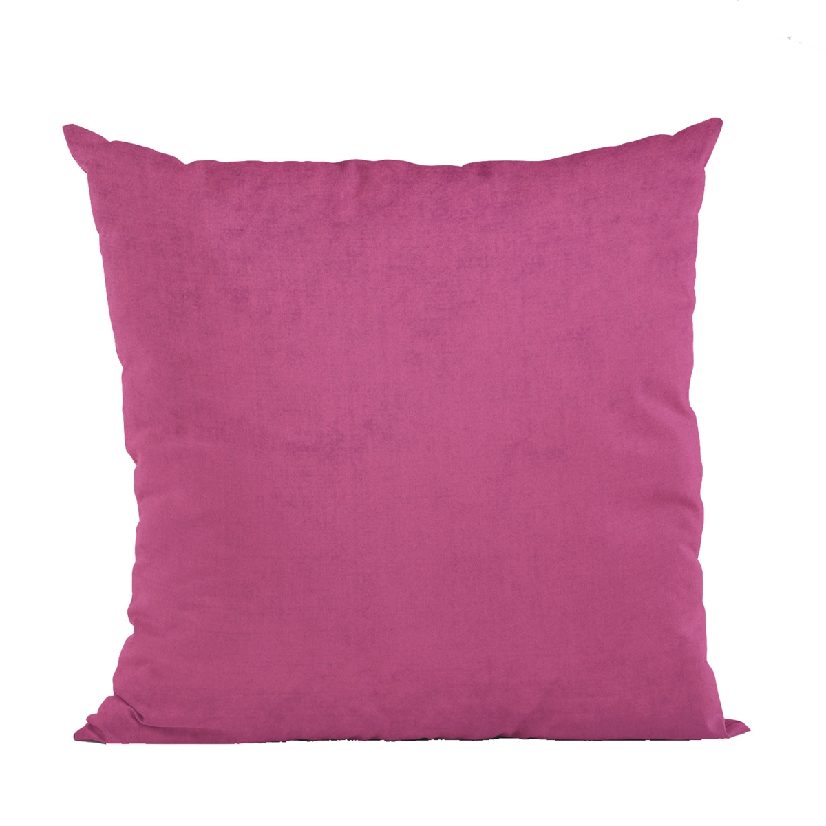 Pink Solid Shiny Velvet Luxury Throw Pillow - 20 x 30 in. Queen Size
