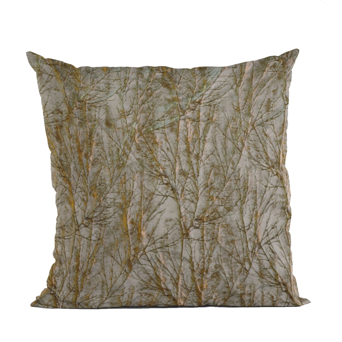 PBCF2174-2036-DP Patina Yarns Shiny Fabric with Twig Pattern Luxury Throw Pillow - 20 x 36 in. King Size