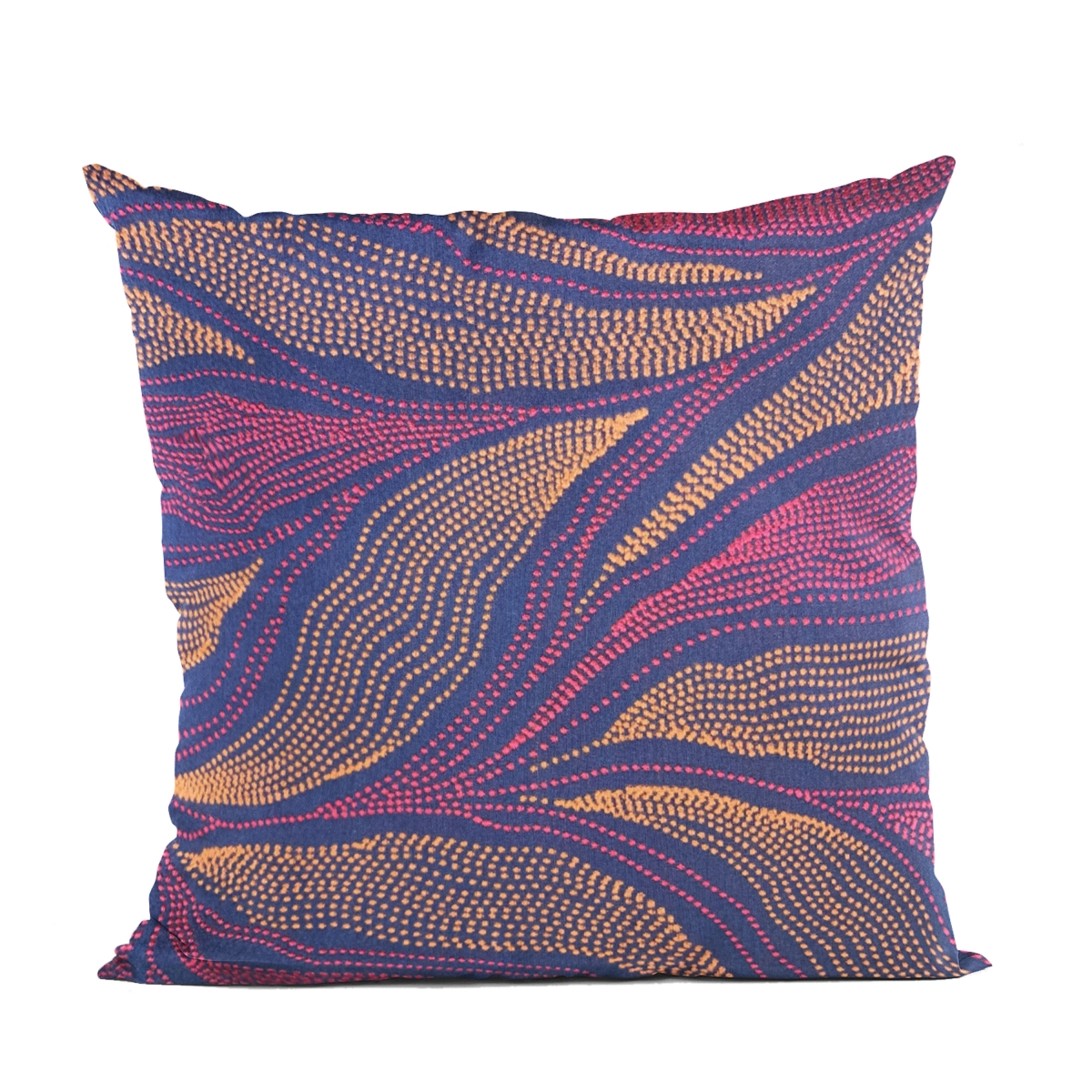 Multi Color Leafs Floral Luxury Throw Pillow - 12 x 20 in.