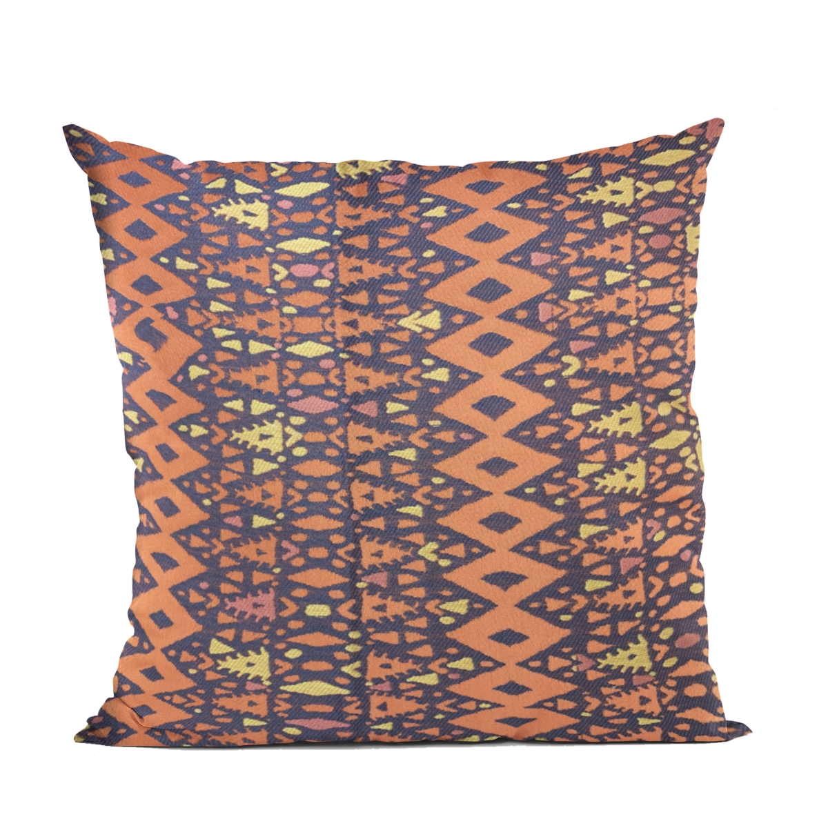 Multi Color Parade Abstract Luxury Throw Pillow - 26 x 26 in.