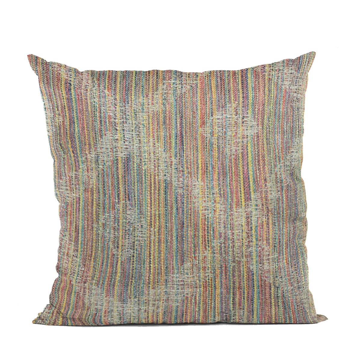 Multi Color Diamond Abstract Luxury Throw Pillow - 24 x 24 in.