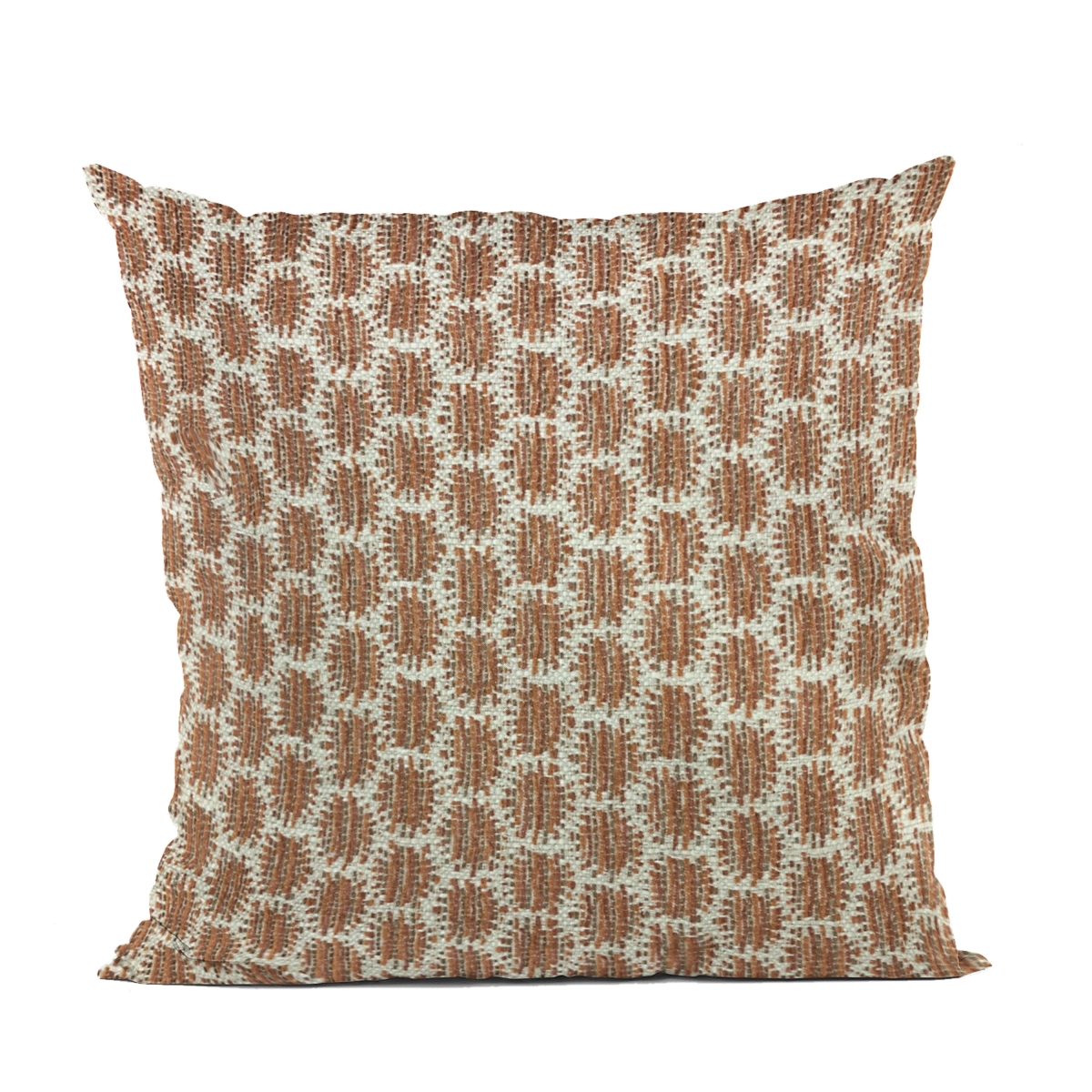 Brown Eyelashes Dot Luxury Throw Pillow - 16 x 16 in.