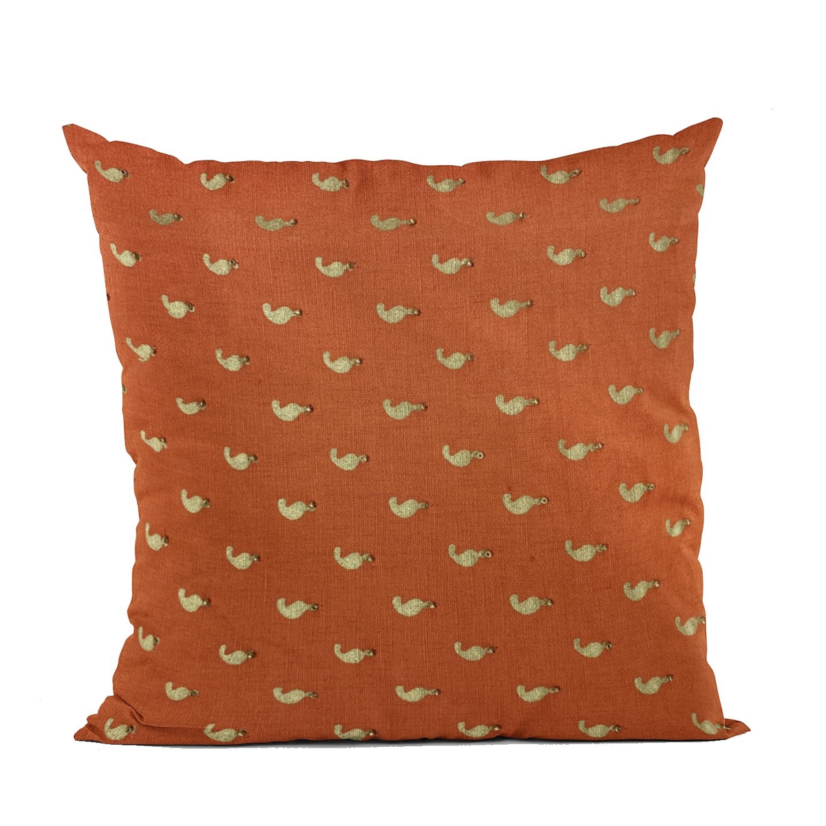 PBRA2414-1220-DP Red Beaded Motif Luxury Throw Pillow - 12 x 20 in.
