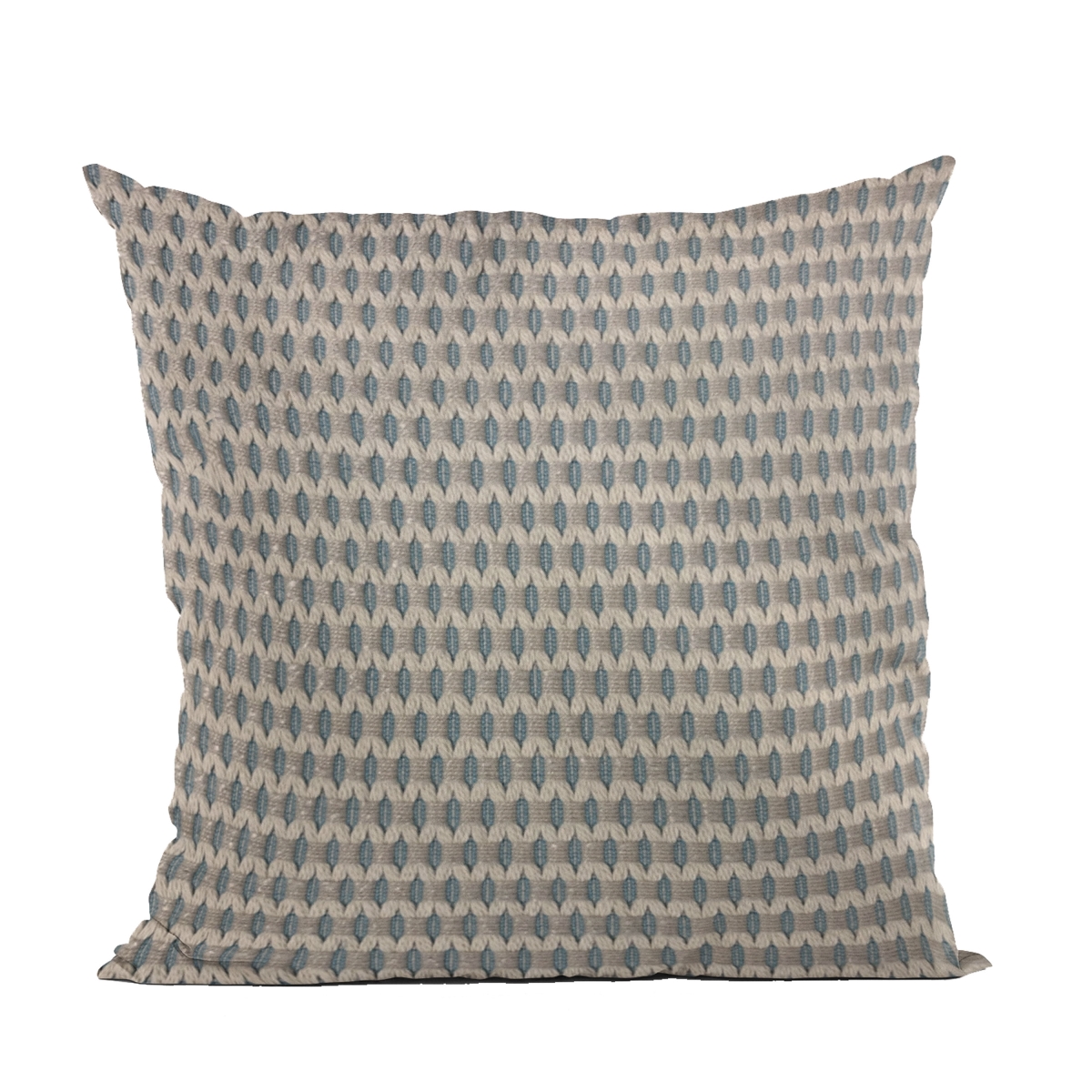 Blue Rocks Dot Luxury Throw Pillow - 20 x 20 in.