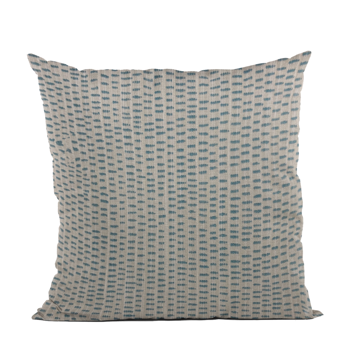 Blue Punctuation Dot Luxury Throw Pillow - 20 x 26 in. Standard Size
