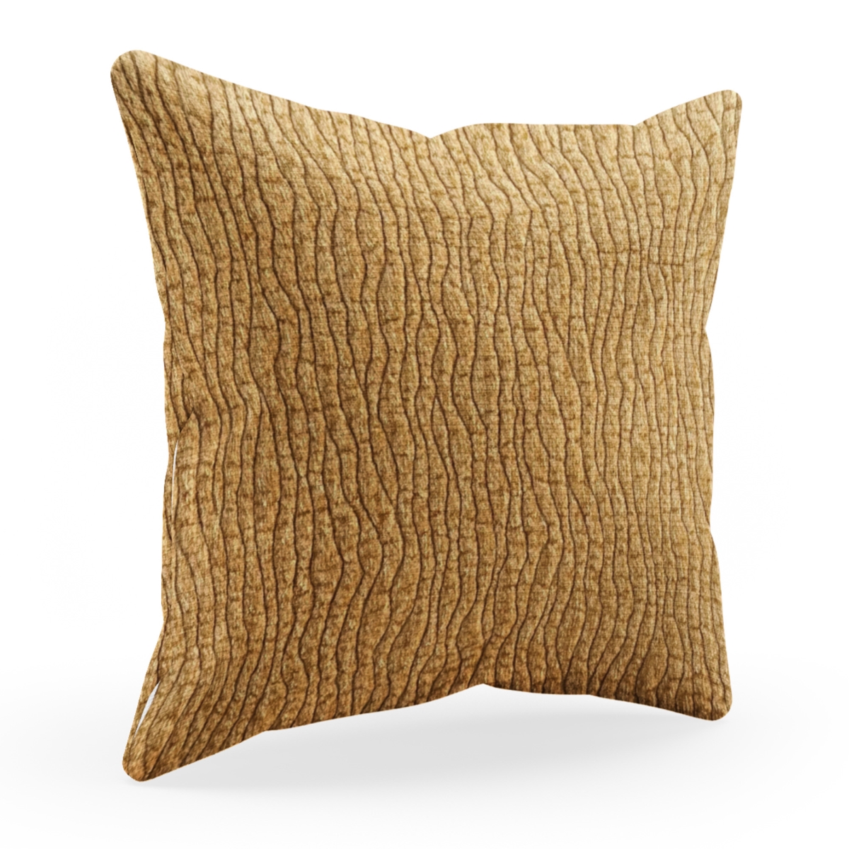 22 x 22 in. Desert Lines Luxury Throw Pillow, Yellow