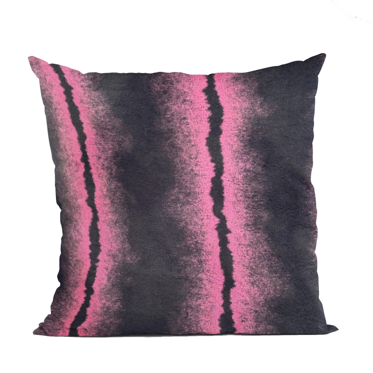 PBSF2325-P-1220-DP 12 x 20 in. Fluffy Fields Animal Faux Fur Luxury Throw Pillow, Fuchsia Black
