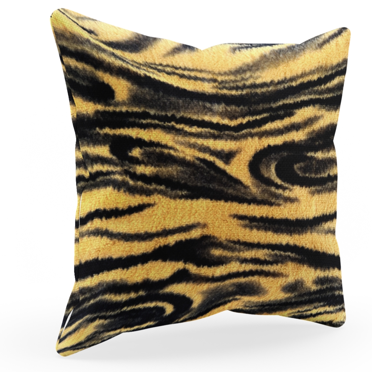 PBSF2318-P-1220-DP 12 x 20 in. Galaxy Animal Faux Fur Luxury Throw Pillow, Yellow