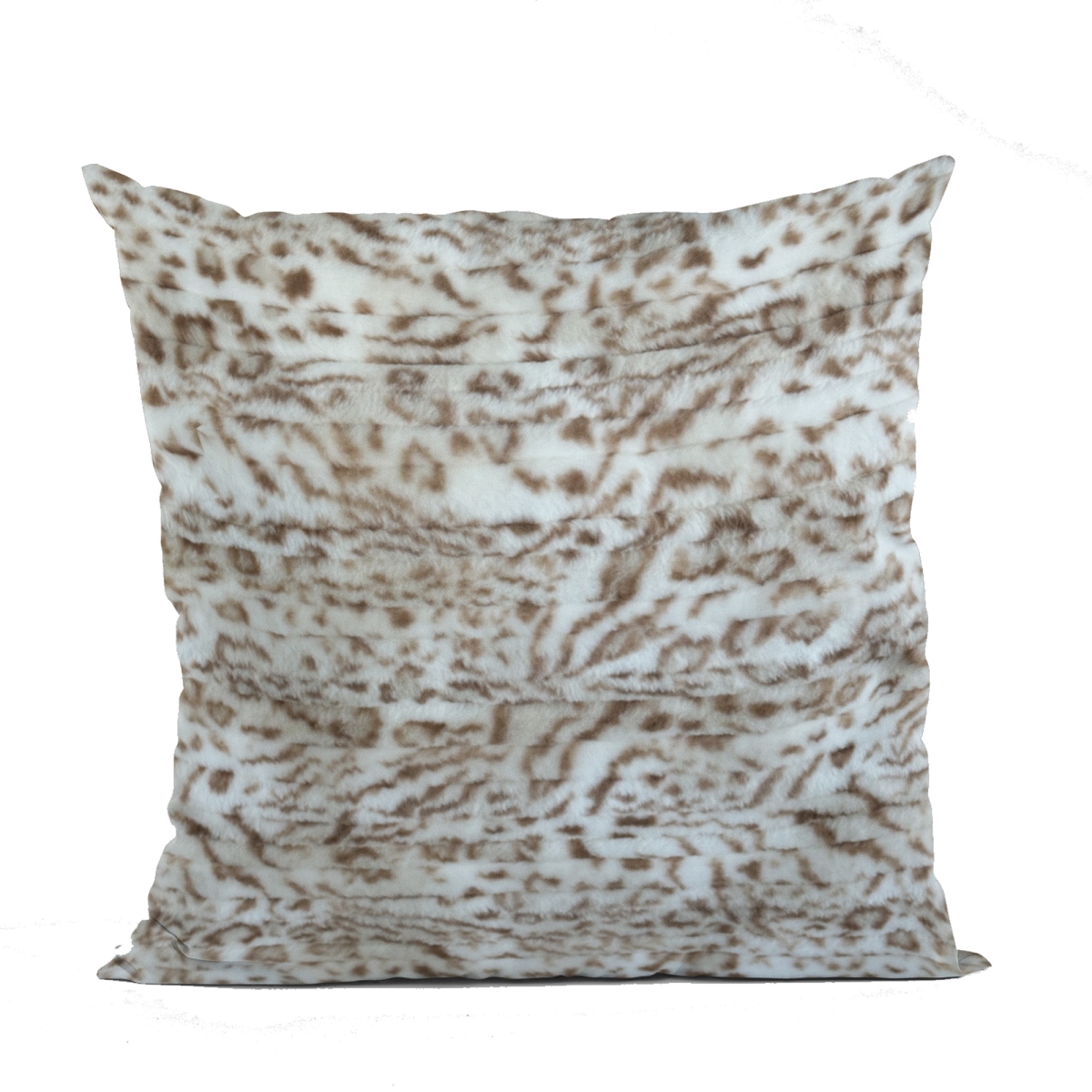 PBSF2320-P-1220-DP 12 x 20 in. Luxe Lash Animal Faux Fur Luxury Throw Pillow, Light Brown