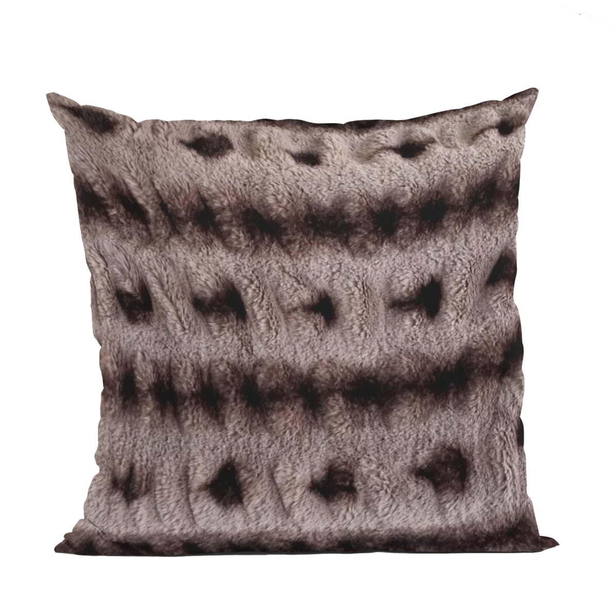 PBSF2340-P-1220-DP 12 x 20 in. Fluffy Bunni Animal Faux Fur Luxury Throw Pillow, Brown