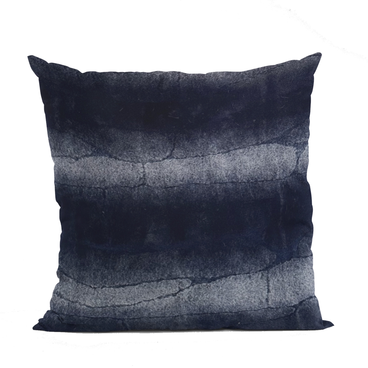 PBSF2305-P-1220-DP 12 x 20 in. Furever Animal Faux Fur Luxury Throw Pillow, Blue Ink