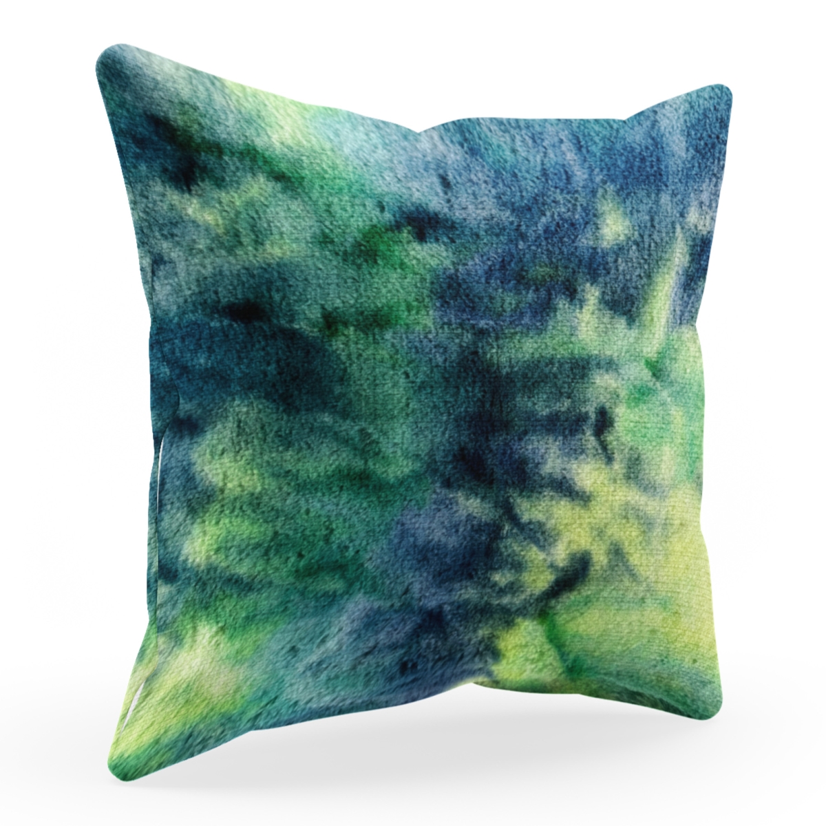 PBSF2310-P-1220-DP 12 x 20 in. Northern Lights Animal Faux Fur Luxury Throw Pillow, Green, Yellow & Blue