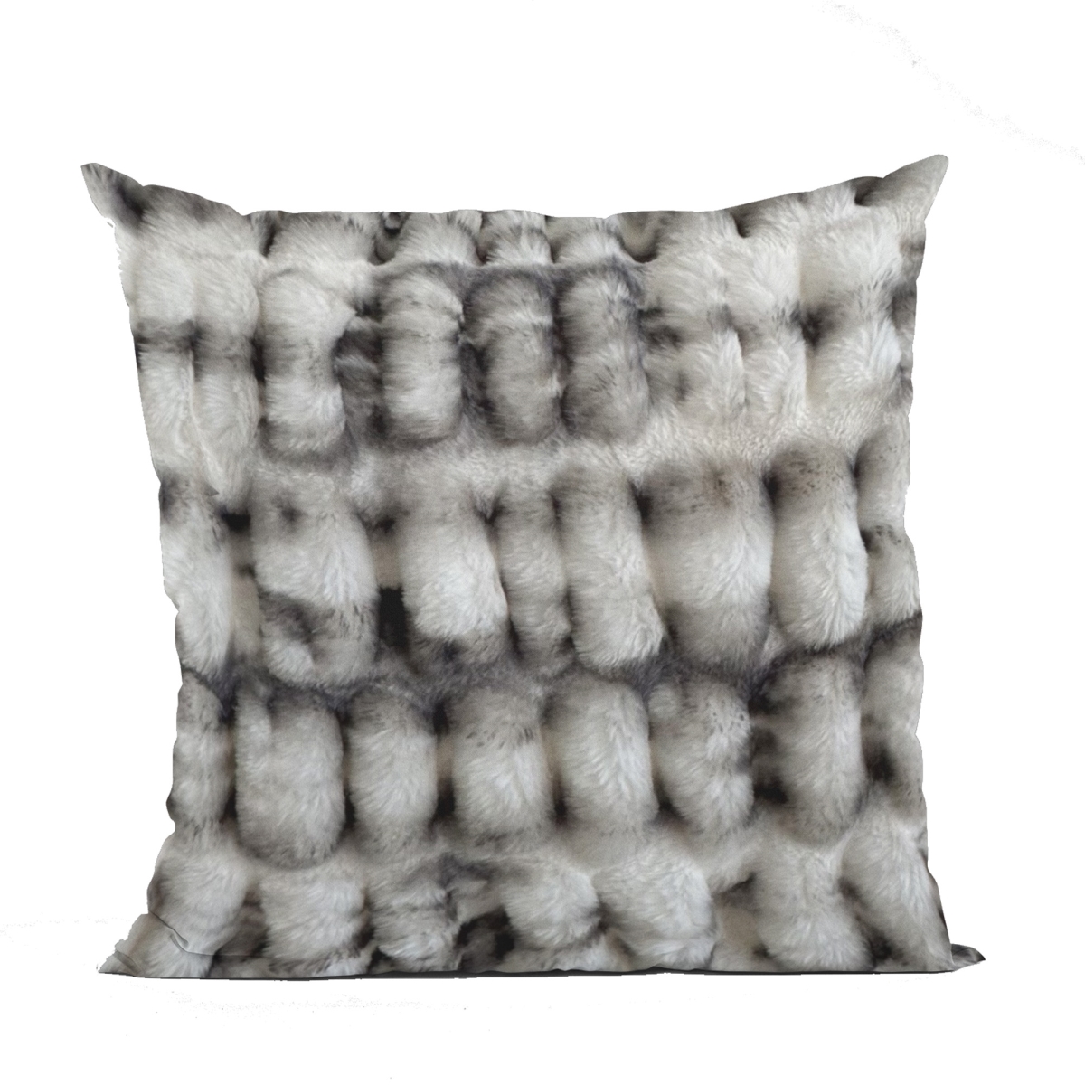 PBSF2338-P-1220-DP 12 x 20 in. Sherpa Animal Faux Fur Luxury Throw Pillow, Off White