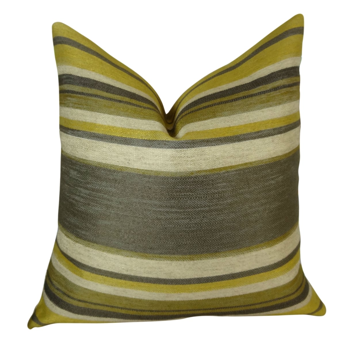 PB11269-2020-DP Ocosingo Zest Handmade Double Sided Throw Pillow, Gray, Citrine & Ivory - 20 x 20 in.