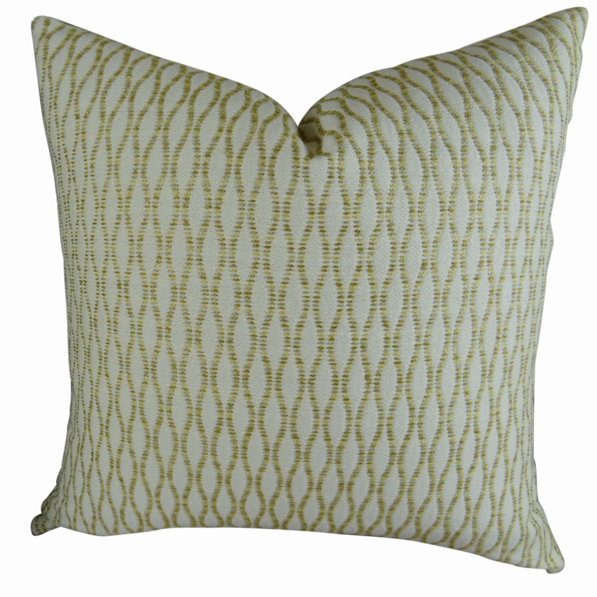 PB11305-2036-DP 20 x 36 in. Double Sided King Size Winding Road Zest Handmade Pillow - Cream & Gold