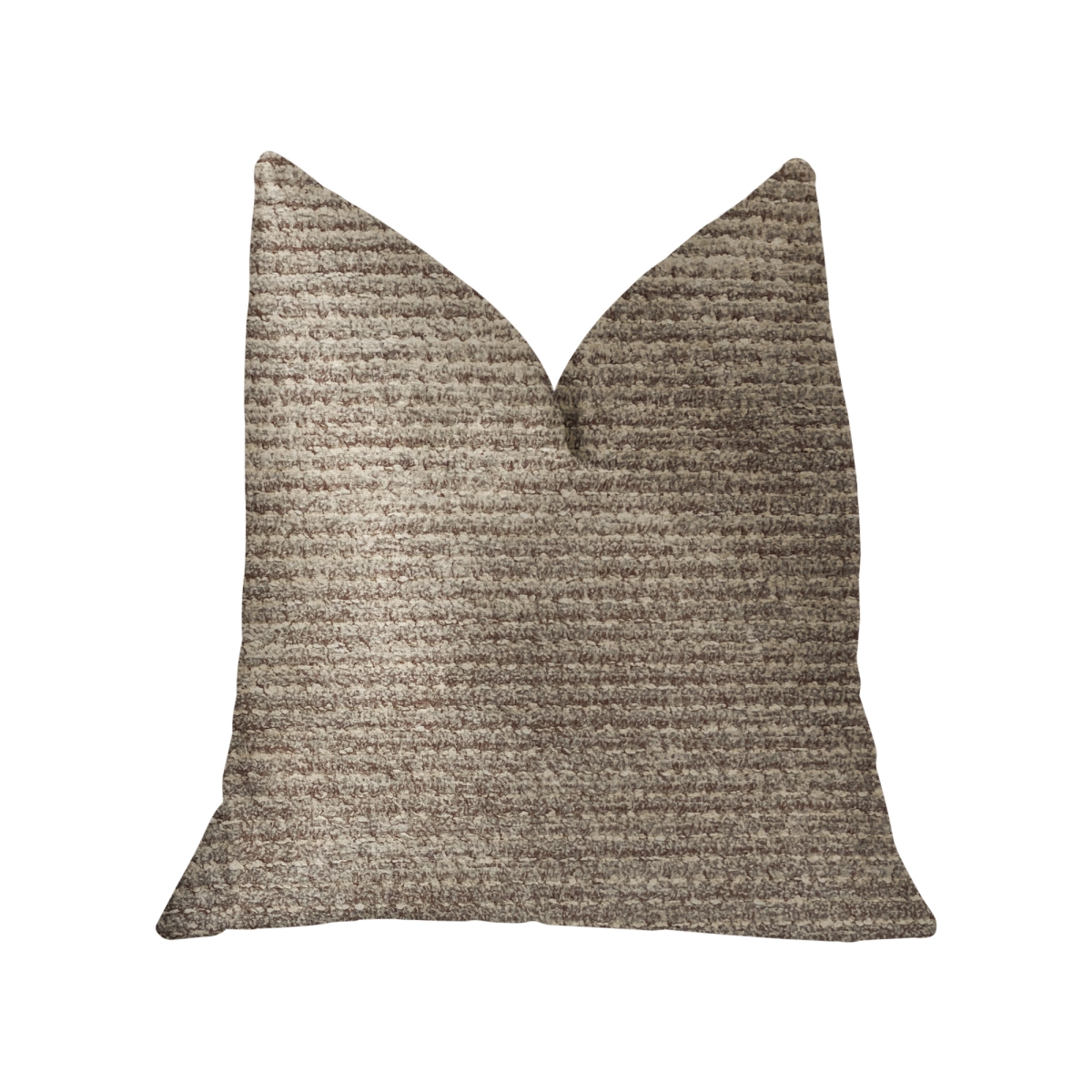 26 x 26 in. Classy Chic Luxury Double Sided Throw Pillow - Ivory & Beige