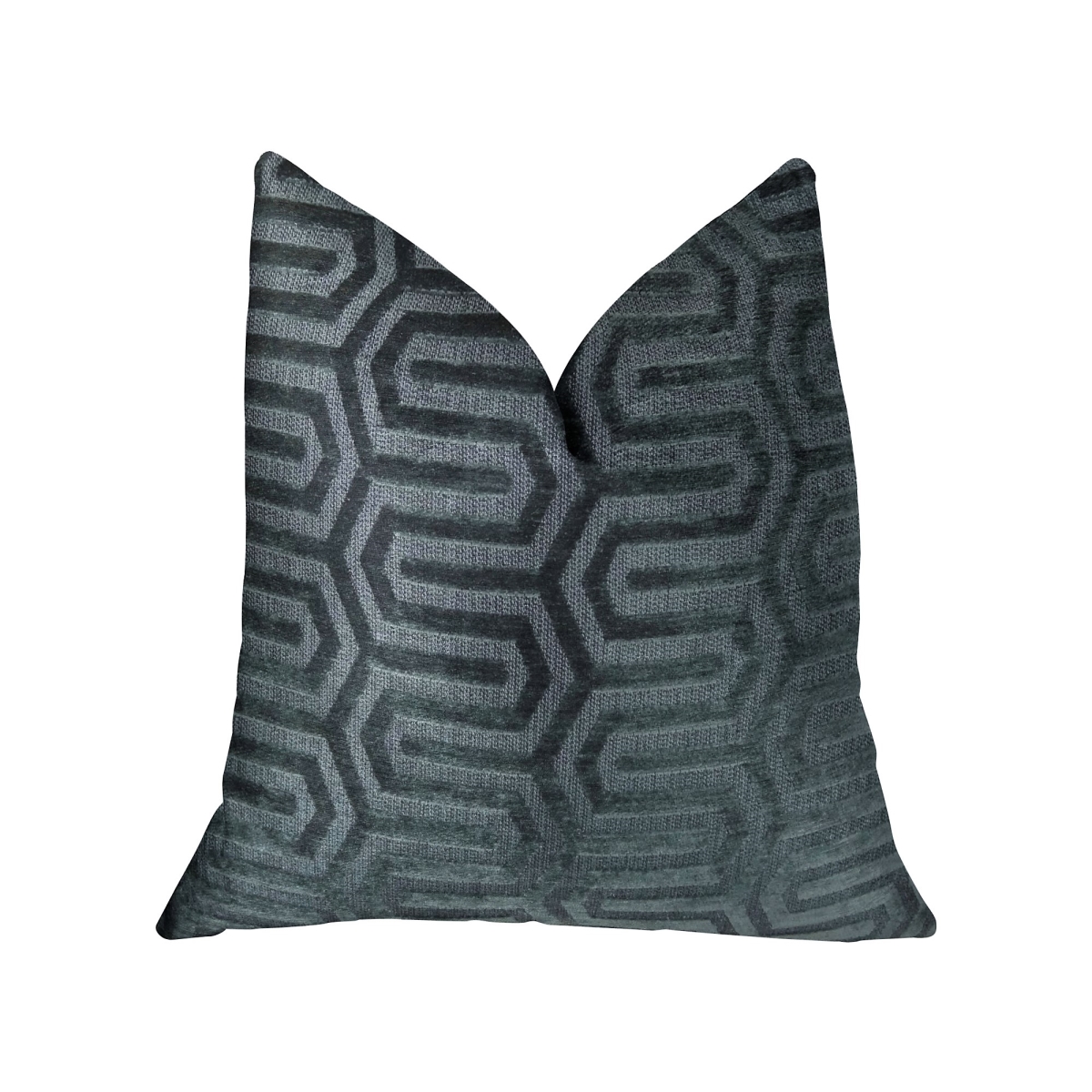 PBRAZ384-1220-DP Lombard Street Gray Handmade Luxury Pillow, 12 x 20 in.