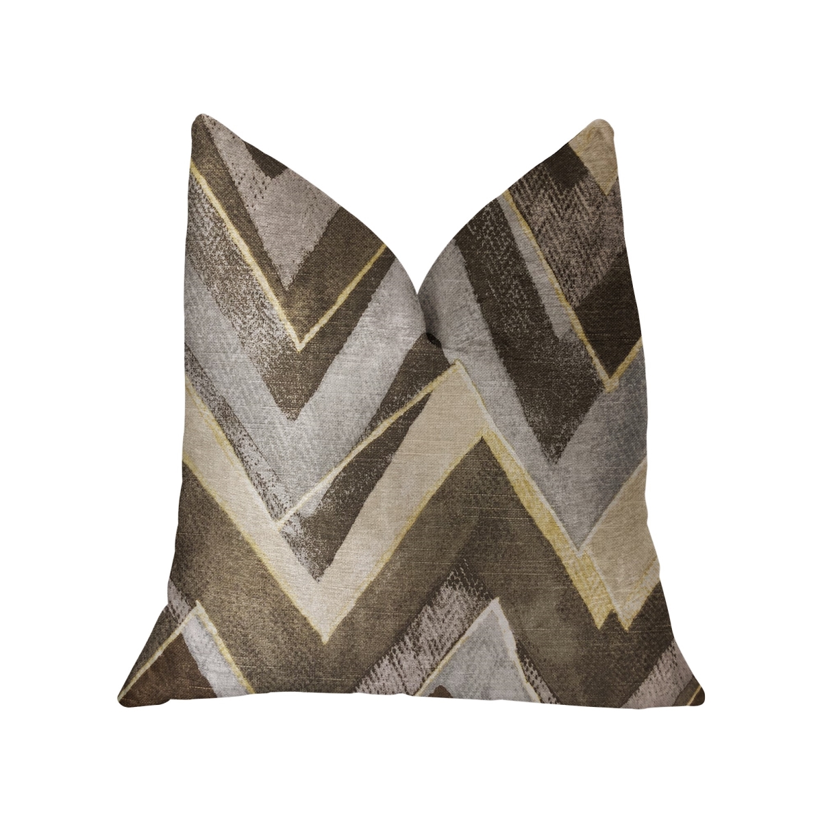 Badger Cove Brown Luxury Throw Pillow, 24 x 24 in.