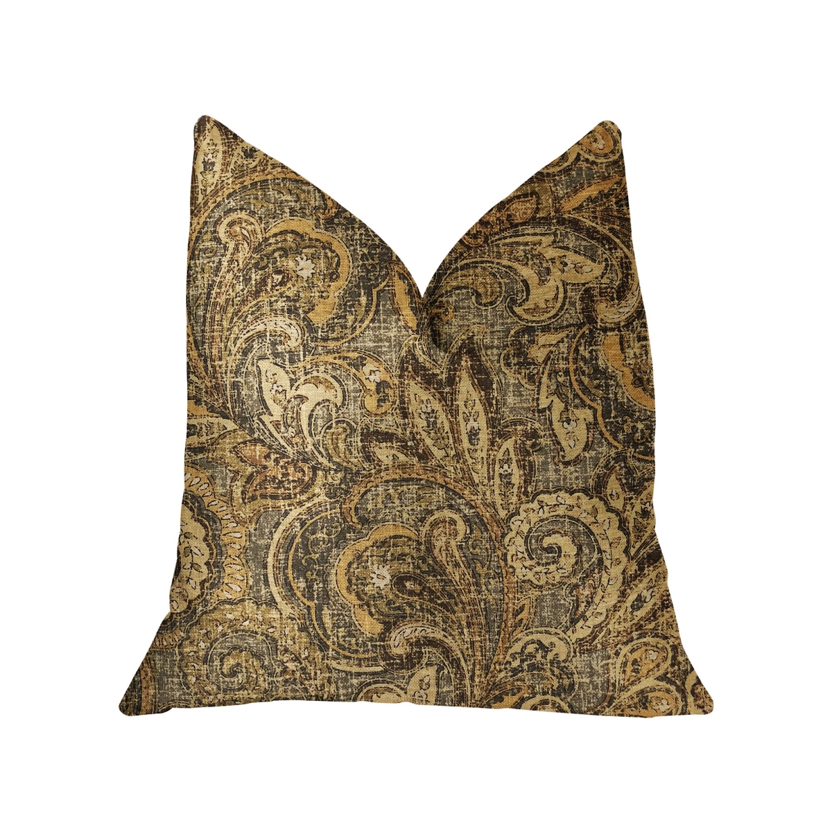 Cypress Field Brown Luxury Throw Pillow, 20 x 26 in. Standard