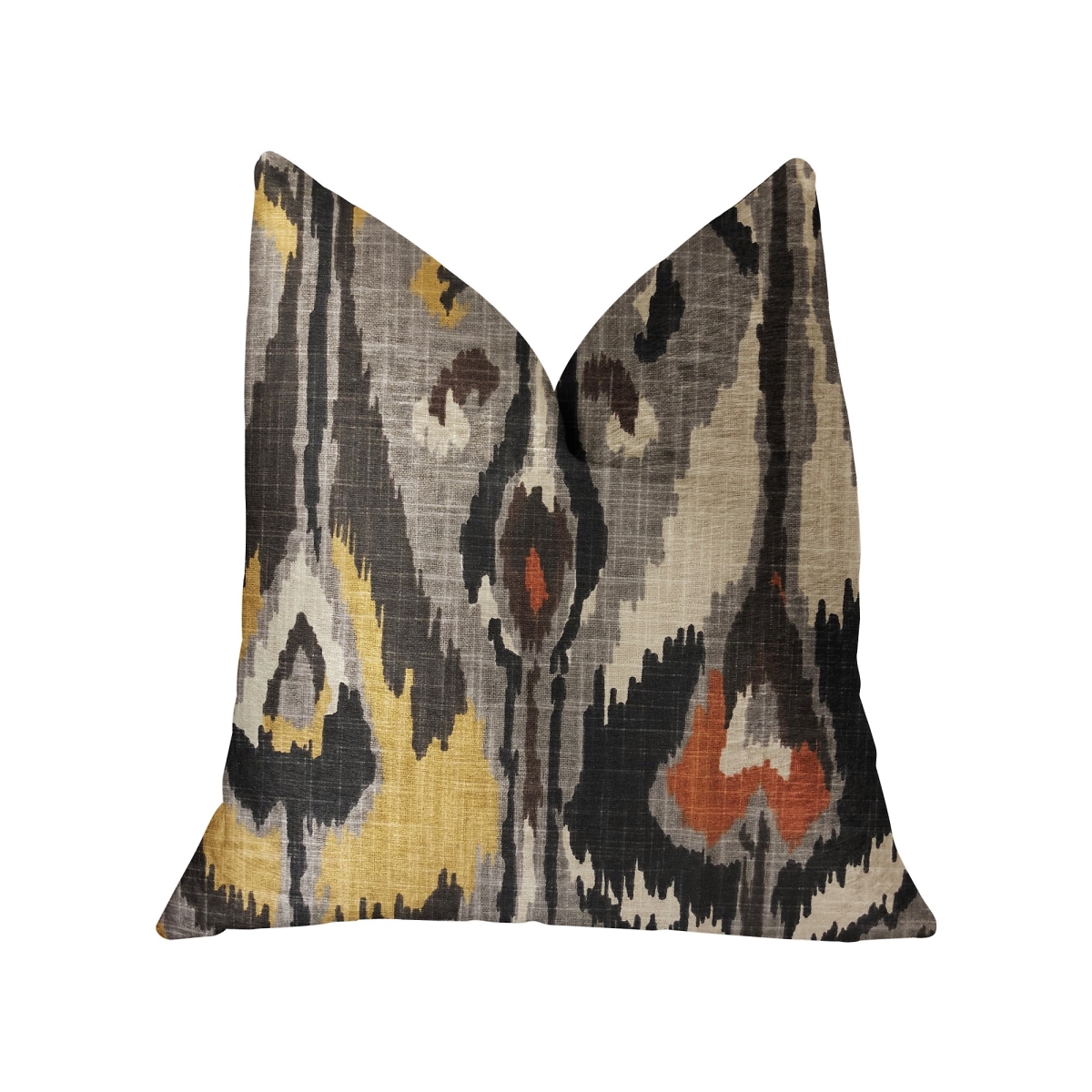 Tigerlily Gray Luxury Throw Pillow, 18 x 18 in.