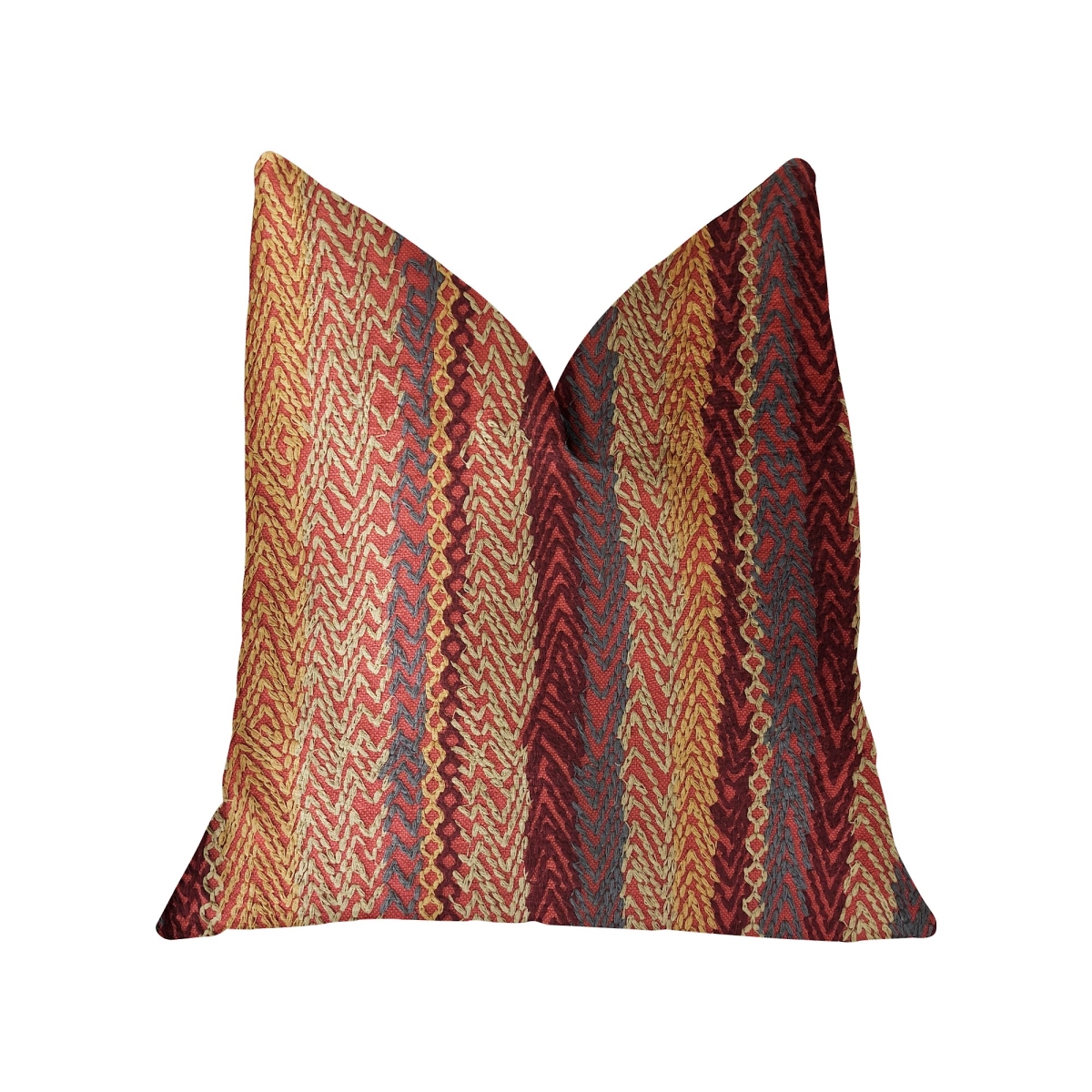 Red Cosmo Multicolor Luxury Throw Pillow, 24 x 24 in.