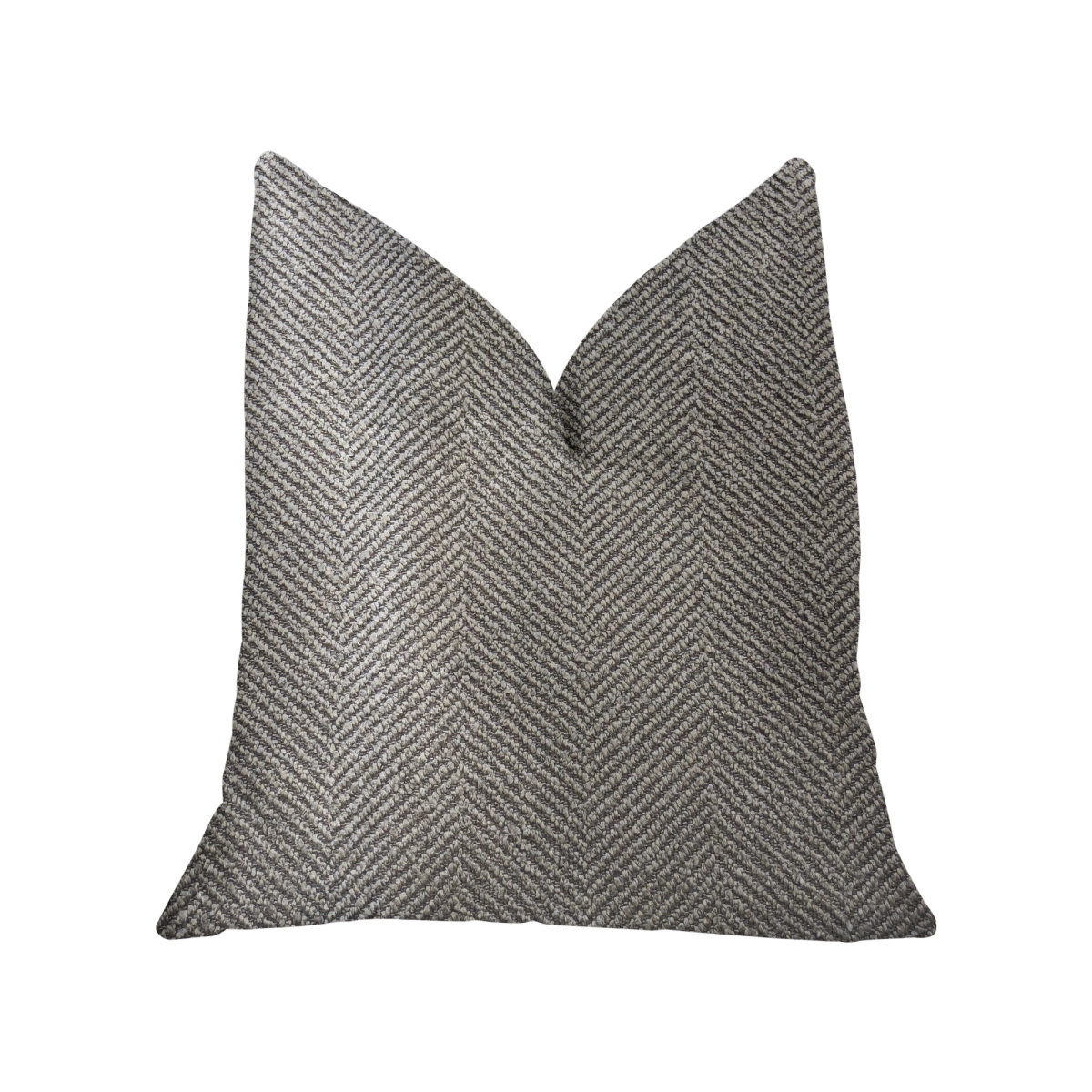 New Wave Hillside Brown Luxury Throw Pillow, 24 x 24 in.