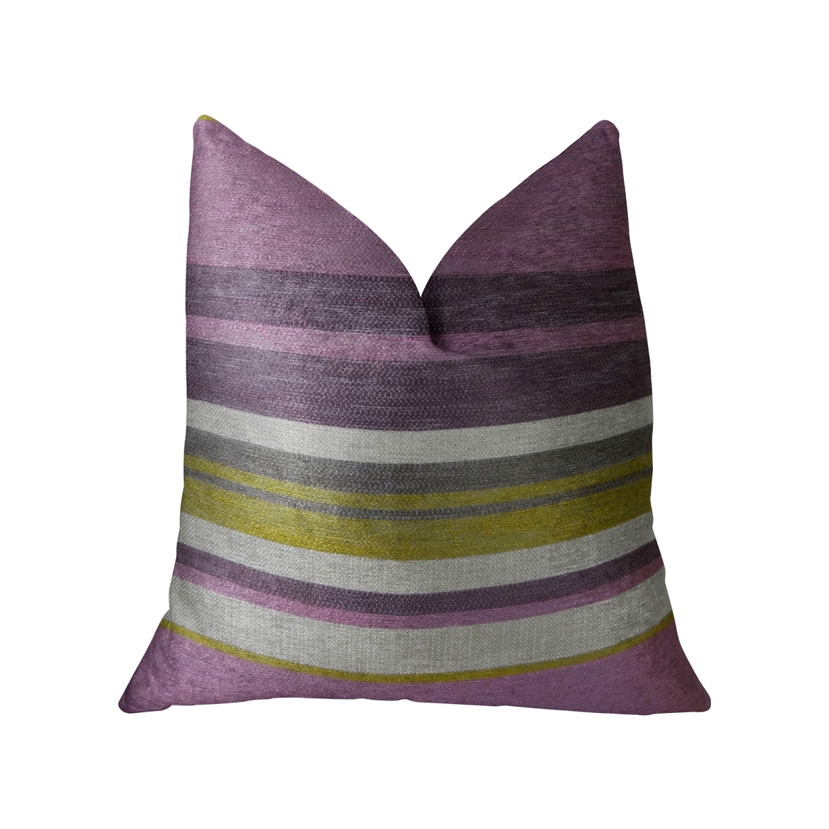 PBRAZ268-1220-DP Acai Crush Berry Olive & Cream Handmade Luxury Pillow, 12 x 20 in.