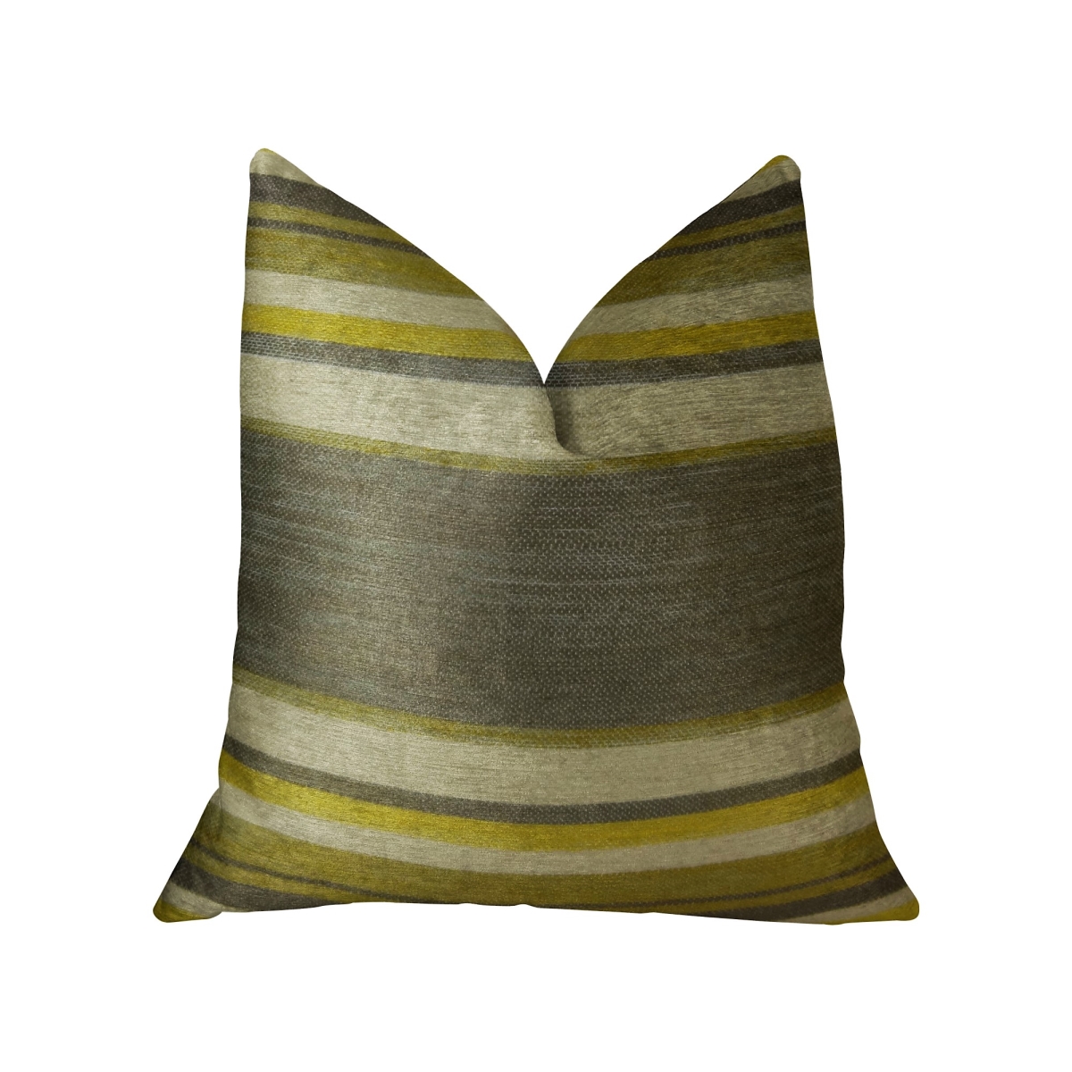 Olive & Fig Gray Citrine & Ivory Handmade Luxury Pillow, 26 x 26 in.