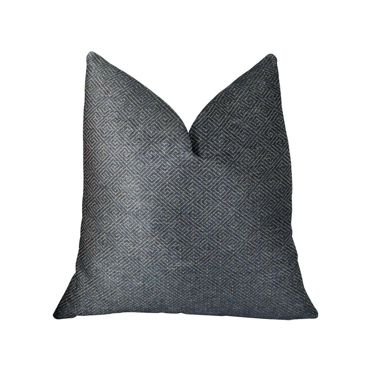 Montesano Blue Handmade Luxury Pillow, 20 x 26 in. Standard