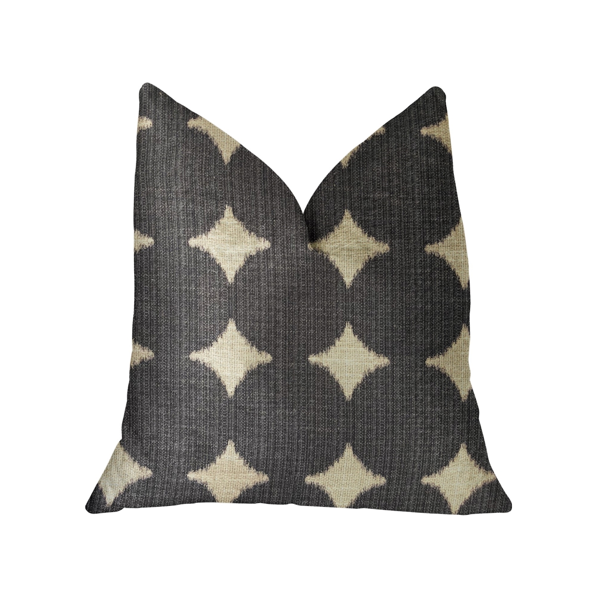 PBRA2255-1220-DP Savannah Black & Beige Luxury Throw Pillow, 12 x 20 in.