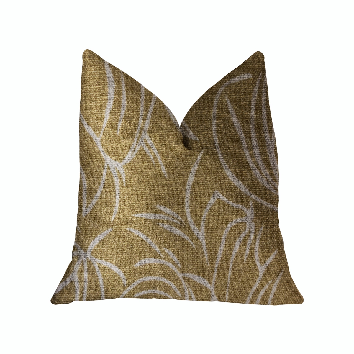 Mira Mirage Gold Luxury Throw Pillow, 20 x 20 in.