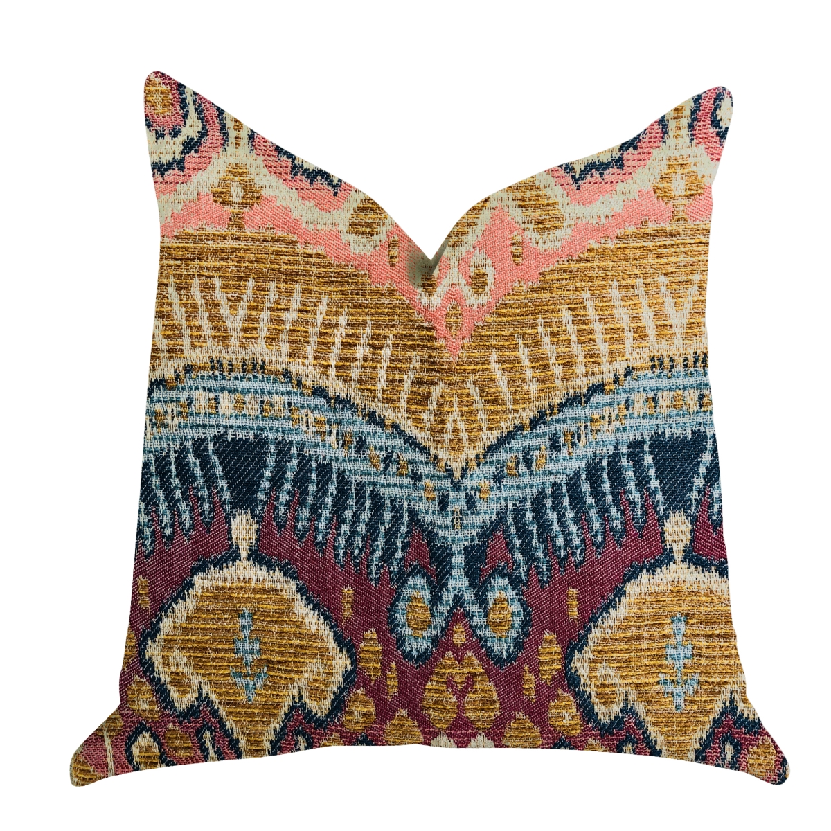 Ikat Anika Luxury Throw Pillow, 18 x 18 in.