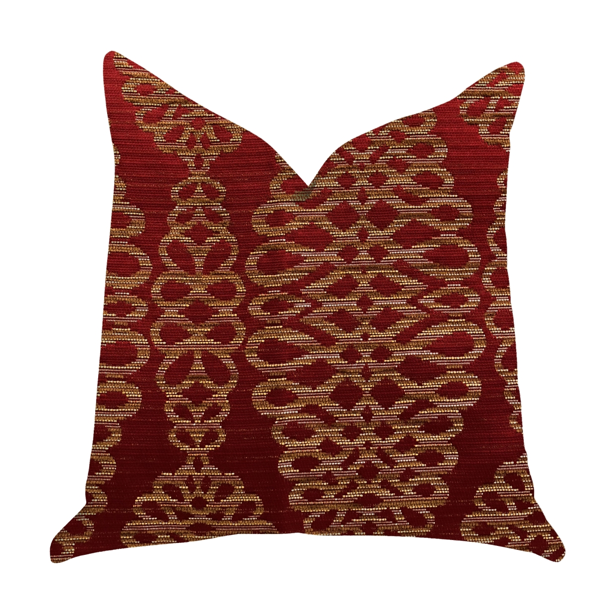 PBRA1380-2036-DP Sweet Henna Luxury Throw Pillow in Red & Gold, 20 x 36 in. King