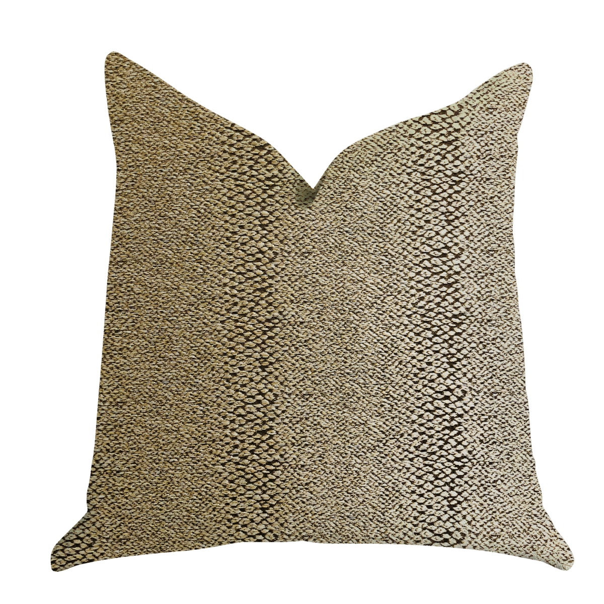Shimmer in Gold Metallic Luxury Throw Pillow, 24 x 24 in.