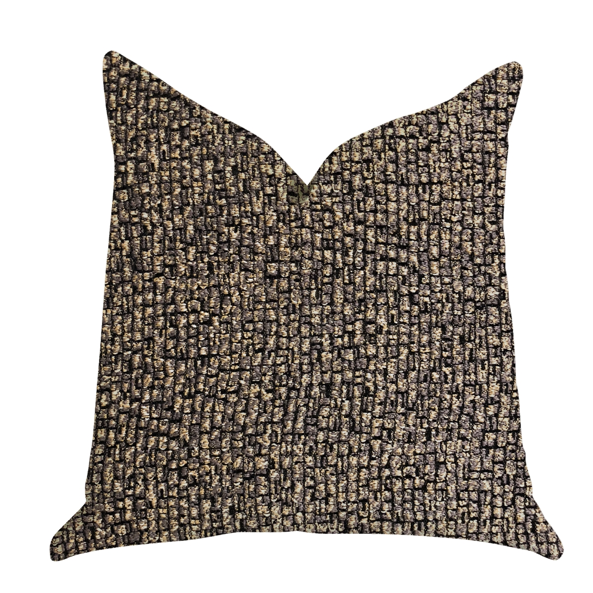 Chameleon Bronze & Gold Tone Luxury Throw Pillow, 18 x 18 in.