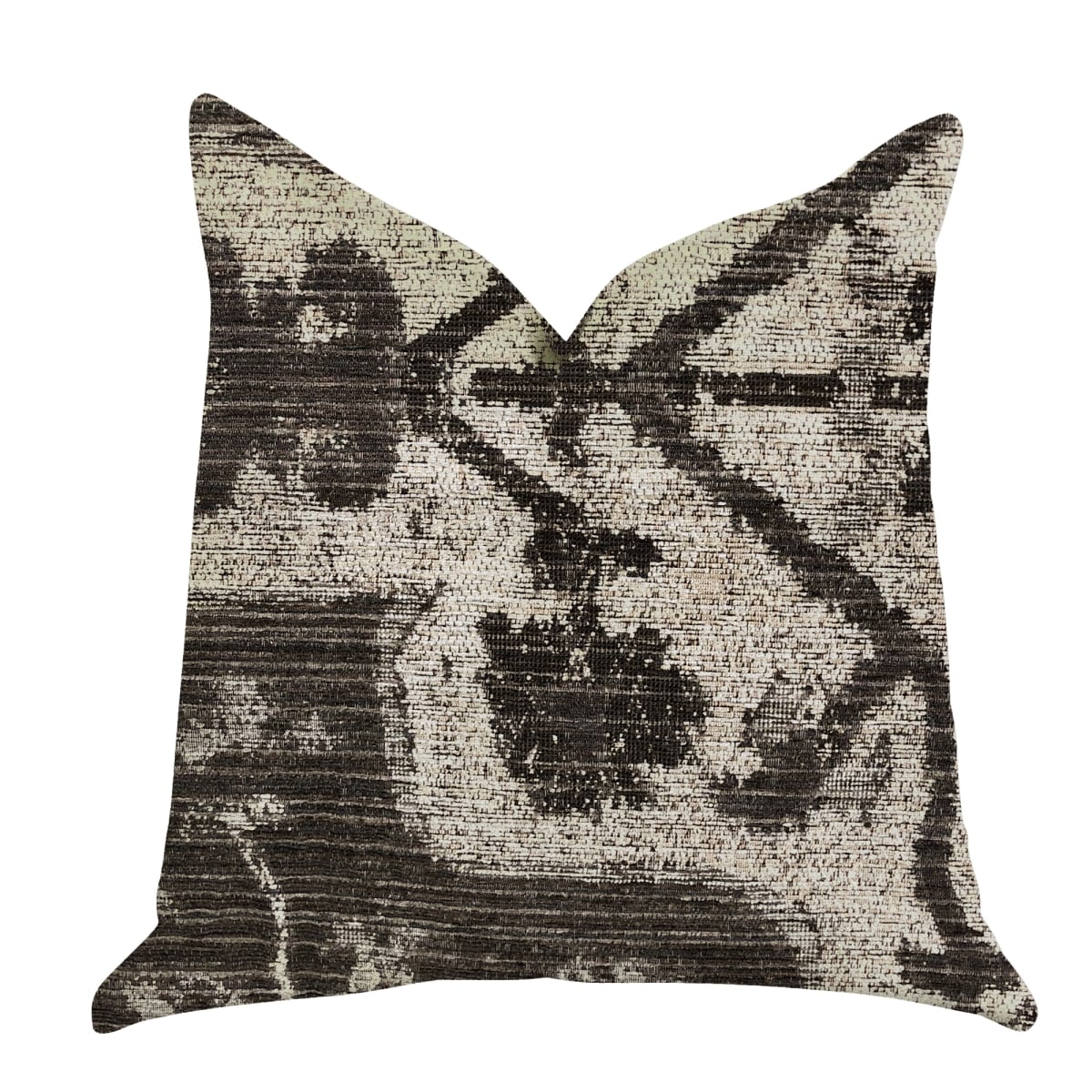 Metro Pulse Beige & Grey Tones Luxury Throw Pillows, 20 x 30 in. Queen